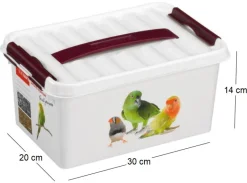 Boite Q-line motif animaux (6 litres)