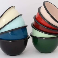 Bol en émail coloré Classic 16 cm (Lot de 3) (Jaune)