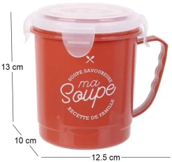 Bol à soupe spécial transport 65 cl (Orange)