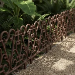 Bordure de jardin en fonte victorienne (Unitaire)