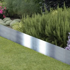 Bordure de jardin haute en acier galvanisé