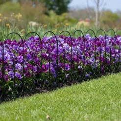 Bordure de jardin métal volutes (Lot de 6)