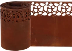 Bordure de pelouse en acier 480 x 20 cm (Moucheté)