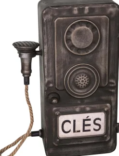 Boîte à clefs téléphone vintage