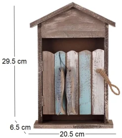 Boîte à clés Cabane en bois