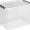 Boîte de rangement en plastique Q-line (72 litres)