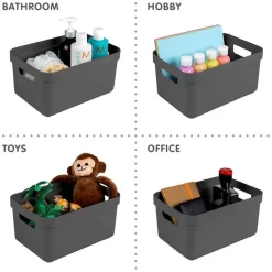Boîte de rangement Sigma Home Box 5 litres (Anthracite)