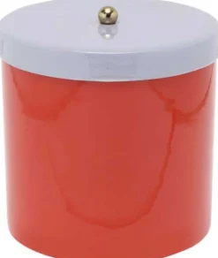 Boîte en métal Double Funky Retro (Rouge et violet)