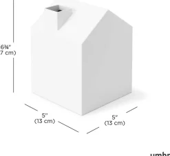 Boîte à mouchoirs Maisonnette (Blanc)