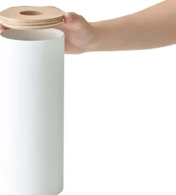 Boîte à mouchoirs ronde en métal Tissue