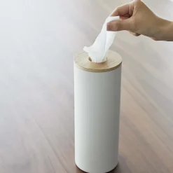 Boîte à mouchoirs ronde en métal Tissue
