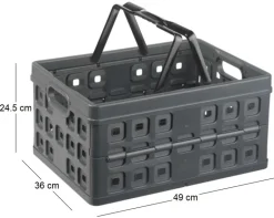 Boîte pliante avec poignée Square 32L