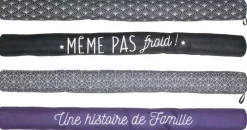 Boudin de porte avec illustrations 80 cm (4 modèles assortis)