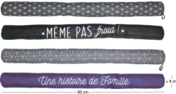 Boudin de porte avec illustrations 80 cm (4 modèles assortis)