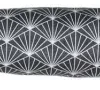 Boudin de porte avec illustrations 80 cm (Noir et blanc avec motifs)