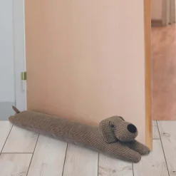 Boudin de porte Chien 85 cm (Noir)