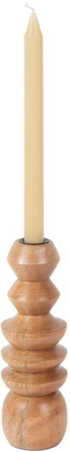 Bougeoir en bois de manguier Formado (Naturel)