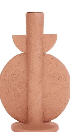 Bougeoir en résine Bubble (Orange terracotta)