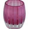 Bougeoir photophore 11cm Elegance (Rose)