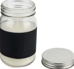 Bougie ardoise à personnaliser senteur vanille