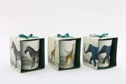 Bougie en pot Safari 8 x 10 cm (Lot de 3)