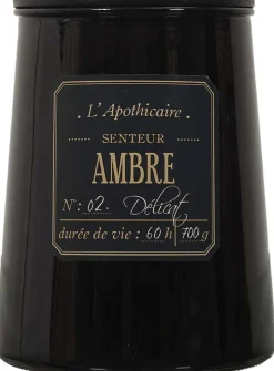 Bougie parfumée Alchimiste 16 cm (Senteur ambre)