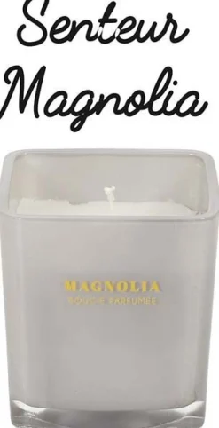 Bougie parfumée carrée Nude 7 cm (Blanc)