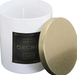 Bougie parfumée couvercle en métal Fragrance 9 cm (Lot de 5)