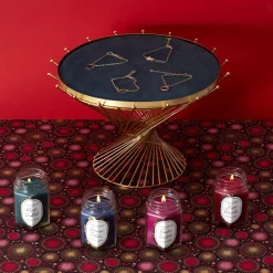 Bougie parfumée en bocal avec bijou surprise (Rose fraîche)