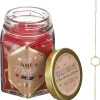 Bougie parfumée en bocal avec bijou surprise (Fleur de printemps)