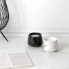 Bougie parfumée en pot Marble 6.5 cm (Lot de 2) (6,5 x 8,5 cm)