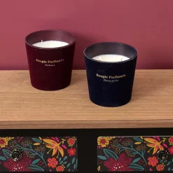 Bougie parfumée 3 mèches Velours (Lot de 2)