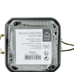 Bougie parfumée pot à clip apothicaire 9 x 6 x 11 cm (Lot de 2)