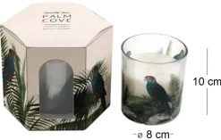 Bougie parfumée tube Palm (Lot de 2)