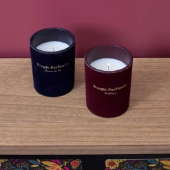 Bougie parfumée 10 x 12.5 cm Velours (Lot de 2)