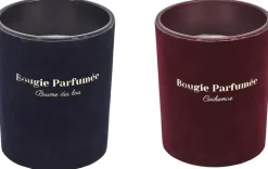 Bougie parfumée 10 x 12.5 cm Velours (Lot de 2)
