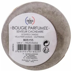 Bougie senteur linge frais pot en ciment (Feel so good)