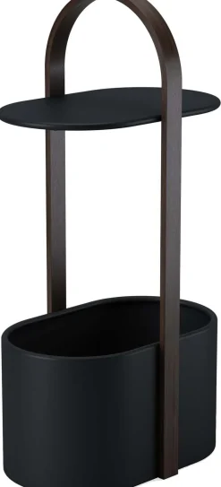 Bout de canapé design range magazine et tablette Hub