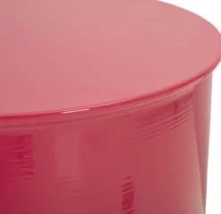 Bout de canapé en métal Oyi 31 x 46 cm (Rose)