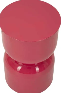 Bout de canapé en métal Oyi 31 x 46 cm (Rose)