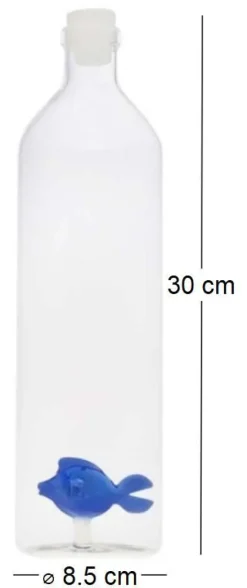 Bouteille décorative en verre Atlantis 1.2 L (Poisson)