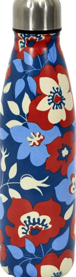 Bouteille de transport en acier inoxydable double paroi 50 cl (Fleurs 6)