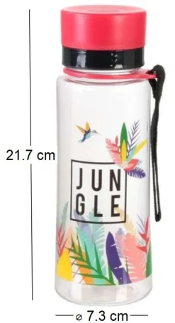 Bouteille de transport en plastique Exotique 55 cl (Rouge)