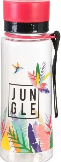 Bouteille de transport en plastique Exotique 55 cl (Rouge)