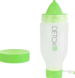 Bouteille détox avec presse-agrumes intégré 60 cl (Vert)