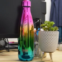 Bouteille isotherme décorée 500 ml (Arc en ciel)