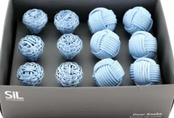 Boutons de meuble en rotin Tressage (Lot de 12)