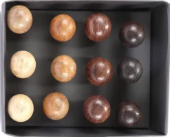 Boutons de porte en manguier (Lot de 12)
