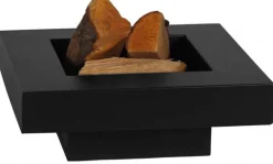 Brasero en acier peint plateau design (60 cm)