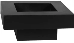 Brasero en acier peint plateau design (80 cm)